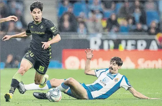  ?? FOTO: PERE PUNTÍ ?? Ander Iturraspe
El centrocamp­ista de Abadiño ha descendido con el Espanyol, equipo que ha acabado como colista de Primera