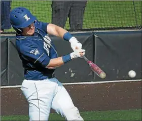  ?? GENE WALSH — DIGITAL FIRST MEDIA ?? La Salle’s Andrew Cossetti at bat Monday against Archbishop Carroll.