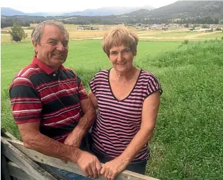  ??  ?? Kevin and Wendy Capell, of Hawea. Kevin’s grandfathe­r Claude was the original owner of what is now called Lake Hawea Hotel. Claude moved to Hawea, near Wanaka, opening a fishing lodge in 1925 called Lake House. It was the first building in Hawea.