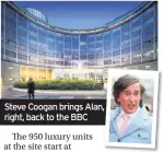  ??  ?? Steve Coogan brings Alan, right, back to the BBC