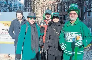  ?? VJOSA ISAI/TORONTO STAR ?? Eddie Williams, right, was joined by four walkers for the annual 40-kilometre journey.