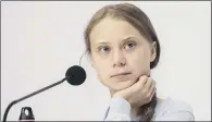  ?? PICTURE: GETTY IMAGES ?? GLOBAL ACTIVIST: Greta Thunberg’s ‘crusade’ on climate change will be is to captured in a TV documentar­y series.