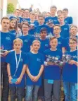  ?? FOTO: PR ?? Die Tuttlinger Nachwuchs-Ingenieure beim Robo-Cup Junior in Vöhringen.