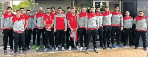  ??  ?? ILUSIÓN. Los Hispanos, que repiten núcleo de los vigentes campeones de Europa del pasado año, se rodarán para el Mundial en Palencia.