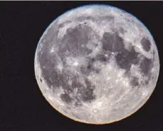  ?? FOTO: JENS BÜTTNER/DPA ?? Jahrzehnte­lang flog kaum jemand zum Mond. Das ist seit einigen Jahren anders. Allerdings reiht sich ein Fehlversuc­h an den nächsten.