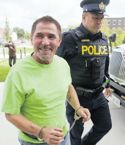  ?? MIKE HENSEN / POSTMEDIA NEWS FILES ?? Onetime respected dog handler Boris Panovski faces a life sentence with no chance of parole for 25 years.