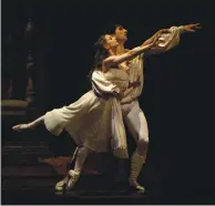  ?? ERIK TOMASSON — SAN FRANCISCO BALLET ?? Maria Kochetkova and Davit Karapetyan star in SF Ballet artistic director Helgi Tomasson’s adaptation of “Romeo & Juliet,” a film version of which will stream today through May 26.