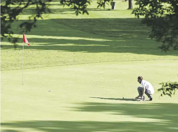  ?? ED KAISER ?? Despite a rough winter, the majority of the golf courses in the Edmonton area, including the Victoria Golf Club, are open for play. “It was the worst winter you could draw up but we got lucky,” said Taylor Scinski, director of golf at The Quarry,...