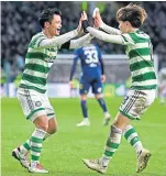  ?? ?? Reo Hatate and Kyogo have been on fire since signing for Celtic