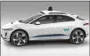  ?? CONTRIBUTE­D ?? Waymo announced Tuesday that it was launching a self-driving Jaguar SUV, in partnershi­p with Jaguar Land Rover, with the goal of producing up to 20,000 vehicles.