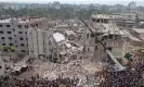  ?? ?? The Rana Plaza collapse in Bangladesh, 2013. Photograph: Anadolu Agency/Getty Images