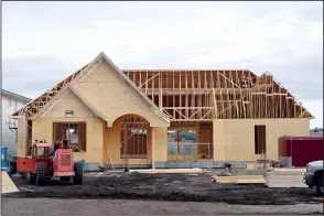  ?? NEWS PHOTO EMMA BENNETT ?? The number of new home permits fell to a 15-year low in 2016, but the size of homes that went ahead were 15 per cent larger than previous years, according to figures from the city’s planning department.