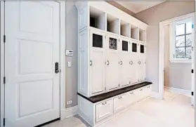  ?? DREAMSTIME ?? Mudrooms can improve energy efficiency and prolong the life of your flooring.