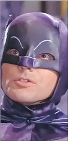  ?? — SUBMITTED PHOTOS ?? Adam West, who will be appearing at Fan Expo Vancouver, in his most iconic role as Batman.