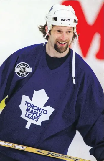  ?? FRED THORNHILL FILES ?? Shayne Corson, who played 1,156 NHL games for five teams including the Toronto Maple Leafs, opened up after his career ended about the panic attacks he often suffered during his playing days.