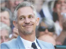  ?? JUSTIN TALLIS/GETTY IMAGES ?? Twice-divorced sports broadcaste­r Gary Lineker said on Twitter he prefers a “nice dinner” to a relationsh­ip.