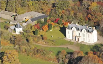  ??  ?? Drimnin House and the site of the new distillery to the left.