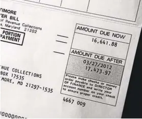  ?? LLOYD FOX/BALTIMORE SUN ?? The Baltimore City Council is poised to approve a radical revamp of its water system that would discount billing rates based on customers’ income.