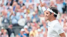  ?? Gareth fuller/afp ?? Federer, tras su 8º título en Wimbledon