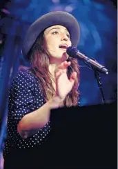  ?? BRIAN HINELINE ?? Musician Sara Bareilles is set to headline the opening ceremony for the Special Olympics USA Games in Orlando, which will kick off June 5 at Exploria Stadium.