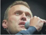  ?? AFP VIA GETTY IMAGES YURI KADOBNOV/ ?? Russian opposition leader Alexei Navalny, a fierce critic of Vladimir Putin’s, was “without doubt” poisoned, German authoritie­s have said.