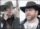  ?? The Associated Press ?? Ryan Bundy, left, and Ammon Bundy