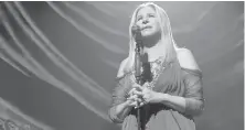  ?? NETFLIX ?? Barbra Streisand performs during her Netflix special Barbra: The Music … The Mem’ries … The Magic!