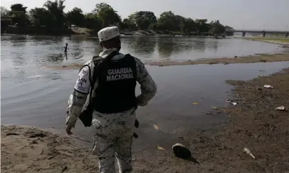  ?? Photograph: Eduardo Verdugo/AP ?? The thin pretense that Mexico’s national guard is a civilian force that was used to gain approval for its creation two years ago has been erased.