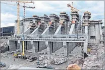  ?? SUBMITTED PHOTO ?? The spillway at Muskrat Falls under constructi­on, circa 2016.