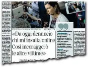  ??  ?? 15 agosto 2017 La pagina del «Corriere della Sera» dello scorso anno con l’annuncio dell’allora presidente della Camera Laura Boldrini