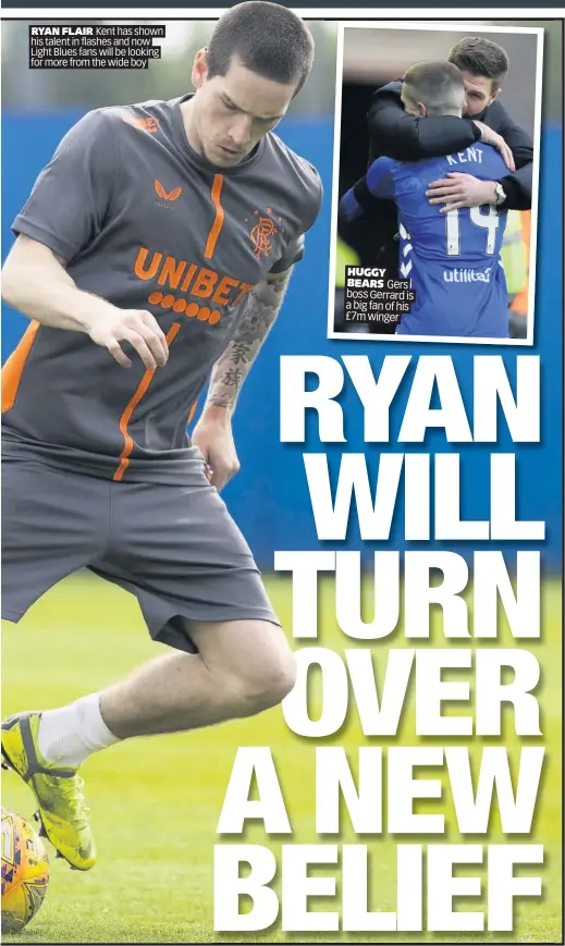  ??  ?? RYAN FLAIR Kent has shown his talent in flashes and now Light Blues fans will be looking for more from the wide boy