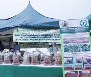  ??  ?? A stand at the on-going National Agric Show along the Abuja-Keffi road yesterday.