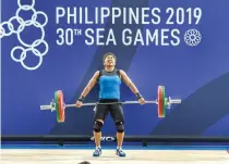  ?? SEA GAMES 2019 ?? FOLLOWING a silver-winning performanc­e in the 2016 edition of the Olympic Games in Brazil, Hidilyn Diaz has become all the more determined to win the top hardware in the Olympics.