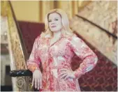  ?? PAT NABONG/SUN-TIMES ?? Megan Hilty stars as Madeline Ashton in the musical “Death Becomes Her” at the Cadillac Palace Theatre.