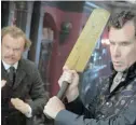  ?? Holmes & Watson. ?? John C. Reilly as Dr John Watson and Will Ferrell as Sherlock Holmes in the buddy comedy,