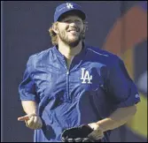  ?? KEVORK ?? Clayton Kershaw expects to throw 40 to 45 pitches Tuesday as he attempts to return this season from a herniated disk. Kershaw is 11-2 with a 1.79 ERA.