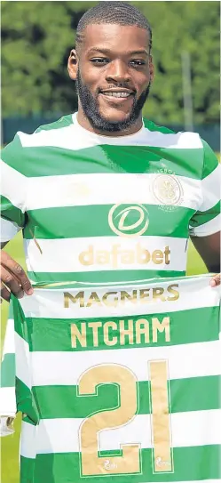  ?? SNS. ?? Olivier Ntcham has joined Celtic from Manchester City.