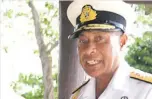  ??  ?? Fiji Military Forces Commander Rear Admiral Viliame Naupoto.