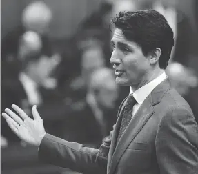  ?? SEAN KILPATRICK / THE CANADIAN PRESS ?? Justin Trudeau’s Liberals have layered carbon pricing on top of existing regulation­s, rather than replacing them, as they should, columnist Andrew Coyne writes.