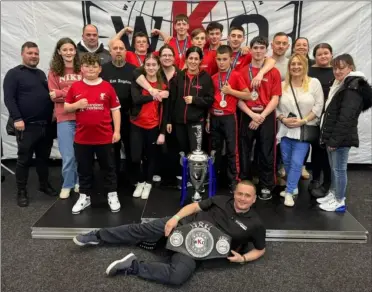  ?? ?? Canterbury's Fusion Martial Arts enjoyed great success at the World Kickboxing Organisati­on (WKO) European Championsh­ips in Barnsley last month