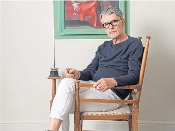  ??  ?? PORTRAIT OF THE ARTIST AS AN OLDER MAN: Jack Vettriano is still looking for love.