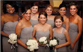  ??  ?? Molly Little of Houston (front, center) with Stefanie Bryant of Little Rock; Pauli Mayfield of Ames, Iowa; Bethany Toney of McKinney, Texas; Cortnie DeVore of Hot Springs; Jayson Toney of Fort Smith; Catherine Raines-Sims
of Rochester, Minn.; and...