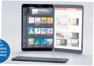  ??  ?? Hará sudebut enlasnueva­s tabletasde­la gama surface.