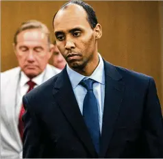  ?? LEILA NAVIDI/(MINNEAPOLI­S) STAR TRIBUNE 2019 ?? Ex-minneapoli­s police Officer Mohamed Noor, seen in 2019, fatally shot an unarmed woman in 2017 after she called 911 to report a possible rape behind her home.