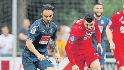  ??  ?? Sergio García durante el polémico Twente-Espanyol del pasado miércoles FOTO: RCDE