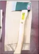  ?? PICTURE: ANA ?? The axe believed to have been used in the murder of the Van Breda family members.