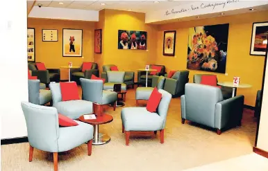  ??  ?? A 2013 file photo showing a section of Club Kingston Lounge at the Norman Manley Internatio­nal Airport.