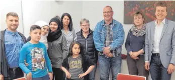  ?? FOTO: GEISELMANN ?? Für die syrische Familie in Deilingen wurde am Donnerstag­abend ein Helferkrei­s gegründet.