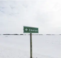  ?? LYLE STAFFORD / REUTERS FILES ?? Members of an Indian family, including two children, were confirmed to have suffered extreme cold in this
remote border area of Manitoba. All members died.