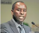  ?? /Trevor Samson ?? Digging in: Mineral Resources Minister Mosebenzi Zwane has unveiled a new Mining Charter.